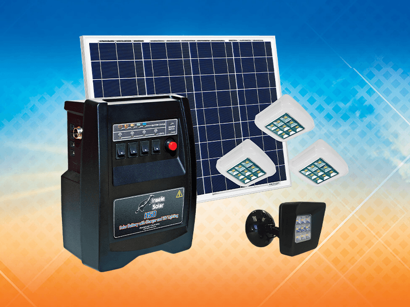 INSELE I150 3XWM 1XFL - 12V DC Solar System