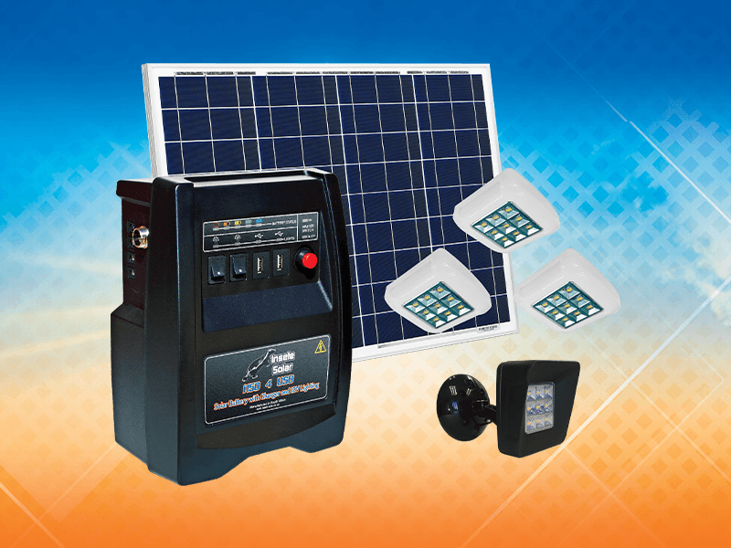 INSELE I150 4 USB 3XWM 1XFL - 12V DC Solar System