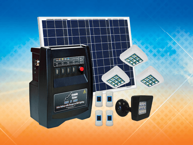 INSELE I150 6 USB 3XWM 1XFL - 12V DC Solar System