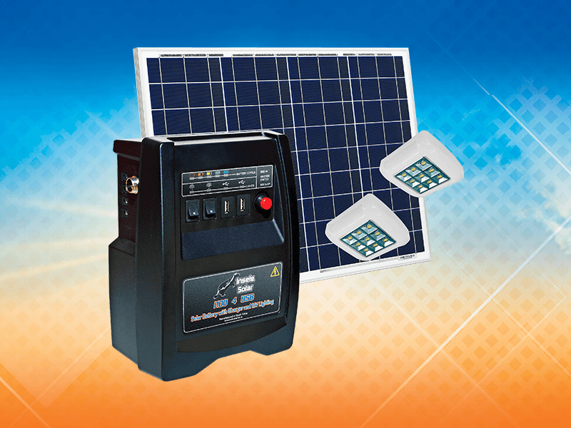 Insele I100 4 USB (2X TYPE-C) 1XWM - 12V DC Solar System