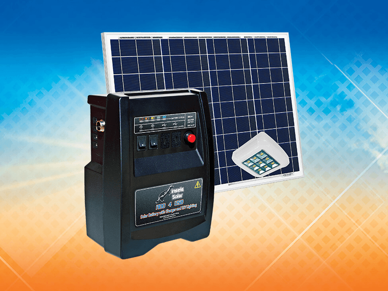 Insele I100 4 USB 2XWM - 12V DC Solar System