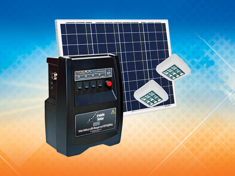 Insele Solar Range i100 Compact Solar Lighting Kit